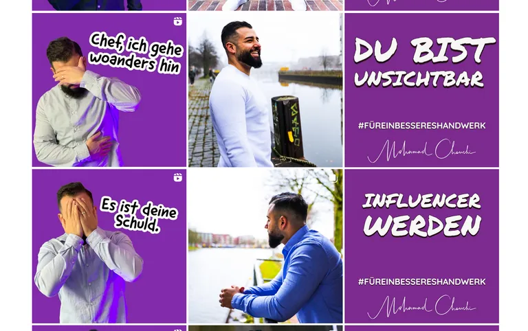 Unter #FürEinBesseresHandwerk zeigt Mohamad Chouchi, wie ein erfolgreicher Einstieg ohnegroßen Aufwand im Social Media funktionieren kann.