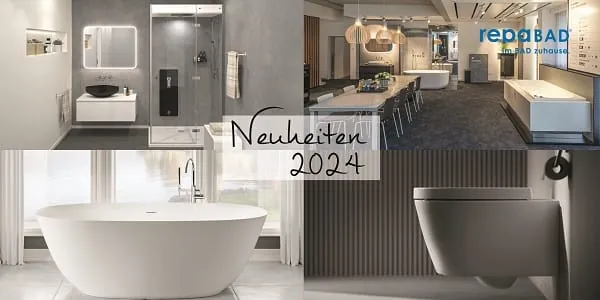 Neben dem Messestand auf der IFH/Intherm stellt Repabad seine Produktneuheiten auch auf den hausinternen Neuheiten-Tagen am 12. und 13. April vor.