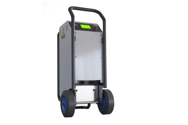 Elektroheizung auf Rädern