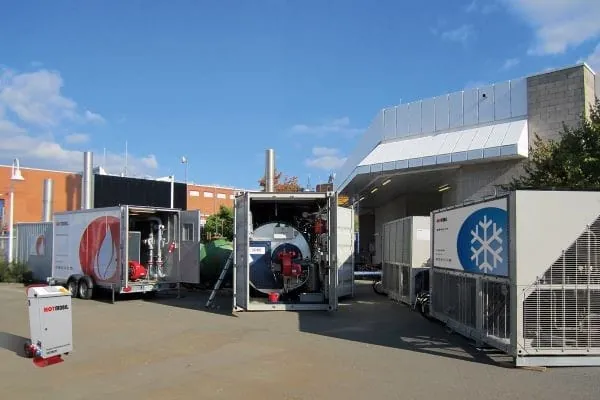 Hotboy, Mobile Energiezentralen f&uuml;r Heizungsw&auml;rme, Dampf und K&auml;lte