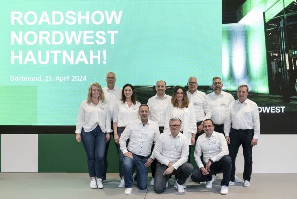 Das Roadshow-Team bestehend aus den Nordwest-Vorständen und den Geschäftsbereichsleitern.