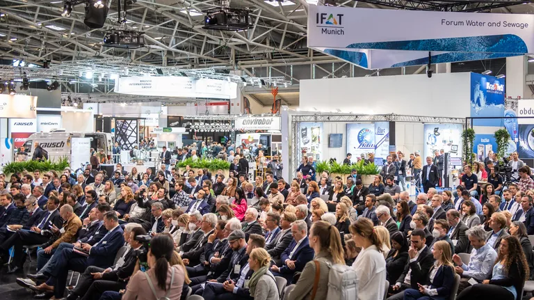 Mehr als 3.100 Aussteller pr&auml;sentieren auf der IFAT Munich sich und ihre L&ouml;sungen. 120.000 Besucher werden erwartet.