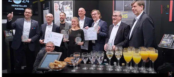 Die Verleihung des &bdquo;Best of SHK Award 2024&ldquo; f&uuml;r Hersteller und Handel in sieben Kategorien fand am 23. April auf der IFH/Intherm in N&uuml;rnberg statt.