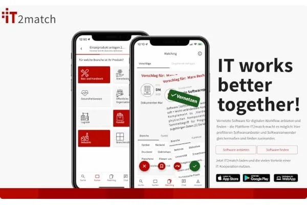 Die Plattform IT2match.de bietet detaillierte Informationen zu Software-L&ouml;sungen f&uuml;r kleine und mittelst&auml;ndische Betriebe.