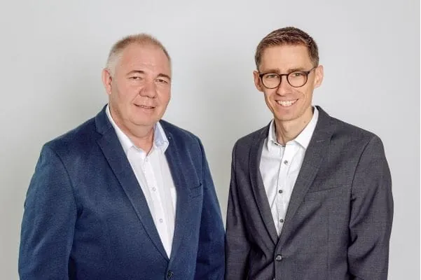 Seit 1. Juli 2024 leiten Ralf Gentner (links) und Christian Engel als Gesch&auml;ftsf&uuml;hrer die neu gegr&uuml;ndete Gr&uuml;nbeck-Werksvertretung Wassertechnik NOW in Herbrechtingen. Sie haben die Vertretung der H&ouml;rdegen Wassertechnik &uuml;bernommen.