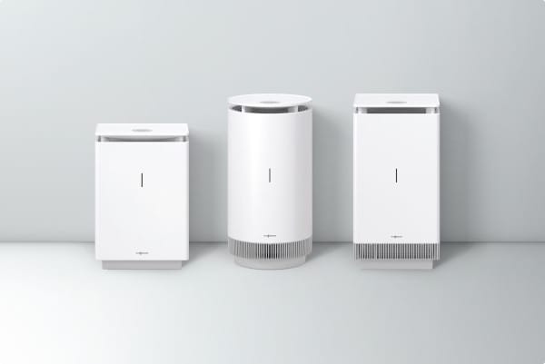 Der mobile Luftreiniger Vitopure ist mit Reinigungsleistungen von 250, 350 und 450 m3/h erhältlich.
