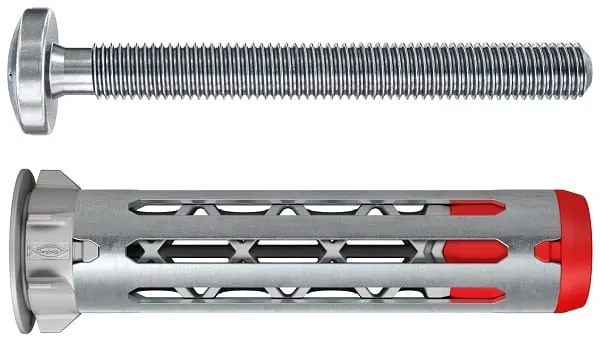 Dank der 2-Komponenten-Technologie erf&uuml;llt der Newcomer der fischer DuoLine hohe Lastanforderungen.