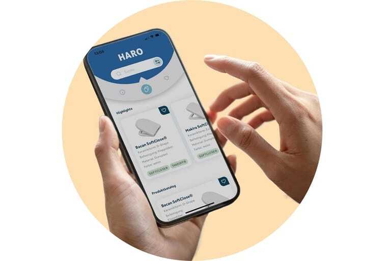 Die neue Haro App ermittelt durch intelligente Bilderkennung mit Hilfe von Künstlicher Intelligenz schnell und einfach den passenden Haro WC-Sitz aus über 80 verschiedenen Modellen und Varianten.