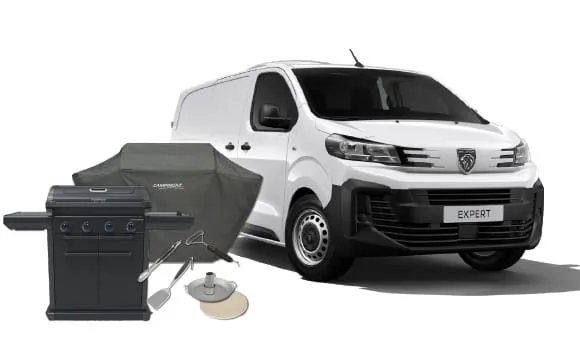 Der Peugeot 308 SW ist neu in der Aktion. Zusätzlich zu einem vergünstigten Firmenwagen erhalten Betriebe nach Kauf ein Campingaz-Grillset.