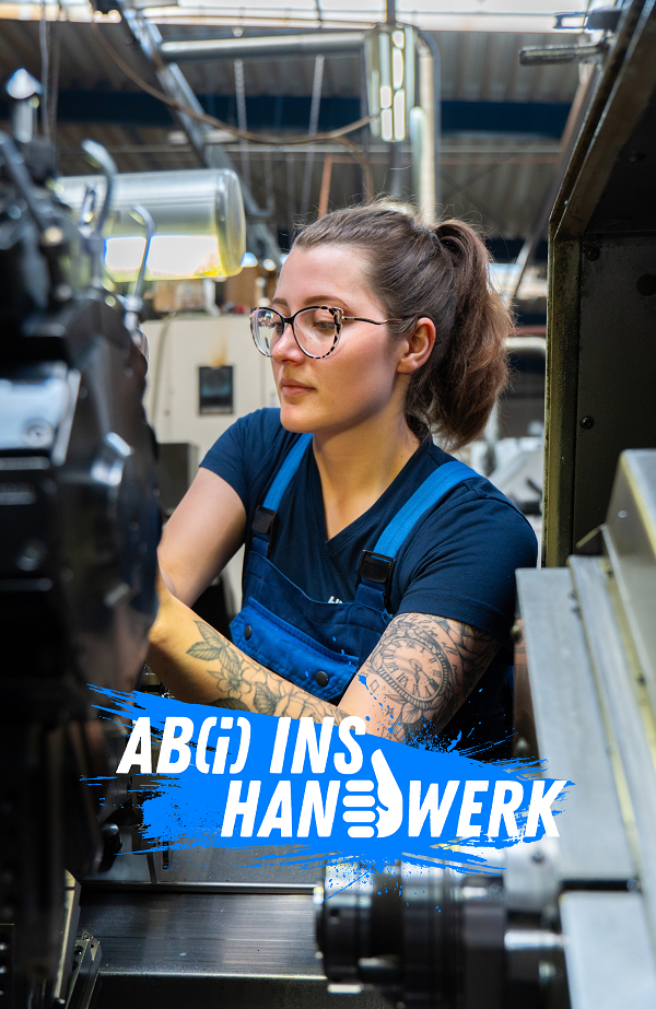 Anna Büscher, Feinwerkmechanikerin.