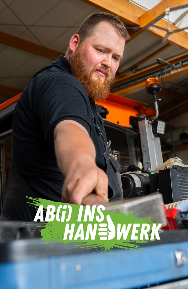 Bengt von Bloh, Land- und Baumaschinenmechatroniker.