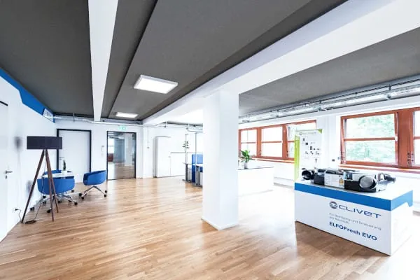 Clivet ist mit einem Schulungszentrum in Berlin vertreten.