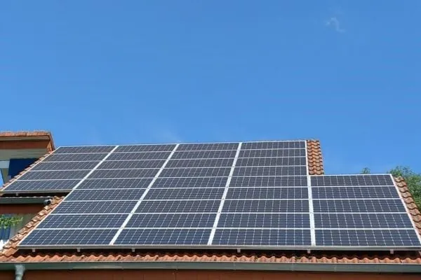 PV-Anlage auf Einfamilienhaus