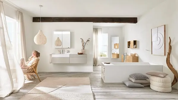 2024 war bisher ein Award-reiches Jahr für Vigour. Unter anderem die Designlinie white – hier im Vigour-Strandhaus zu sehen – wurde mehrfach ausgezeichnet.