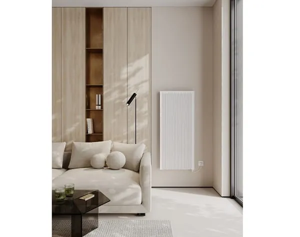 Die neue Vitramo-Teilspeicherheizung erwärmt Räume sowohl mit Strahlungs- als auch mit Konvektionswärme.