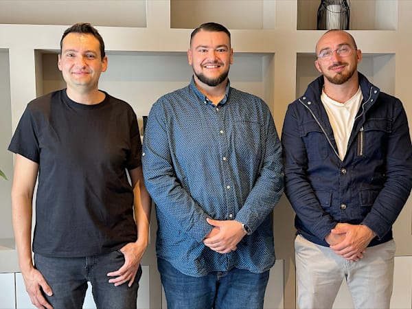 Das neue Führungstrio bei sykasoft: Volker Friedetzki, Patrick Holz und Christian Eschenbach. (v.l.)