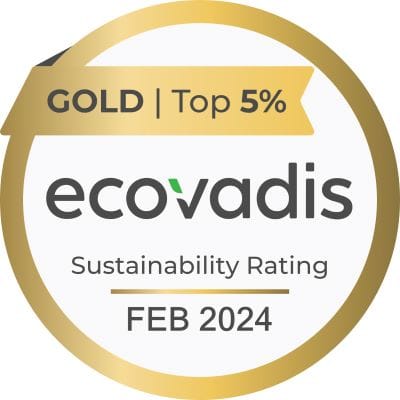 Die Geberit Gruppe wird 2024 für ihr Nachhaltigkeitsmanagement mit der Gold-Medaille von EcoVadis ausgezeichnet. Damit gehört Geberit zu den Top-5% der über 125.000 bewerteten Unternehmen.