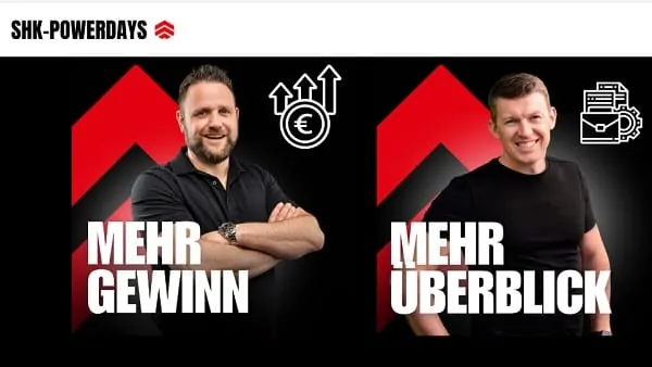 Klempner, Installateure, Kälte-Klimatechniker aus Deutschland und Österreich sollen beim SHK-Powerday von Kollegen erfahren, wie man mehr Klarheit, Überblick und Gewinn im eigenen Betrieb erlangen kann.