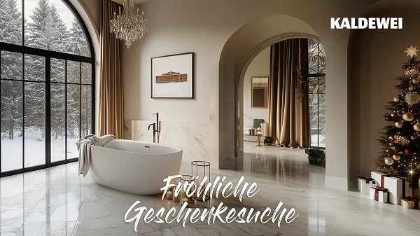 Ab dem 25. November kann am Online-Adventsgewinnspiel von Kaldewei teilgenommen werden.