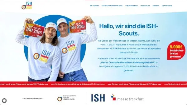 Neue Webseite: www.ish-scouts-2025.de.