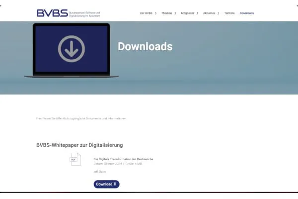 Der BVBS hat eine Implementierungsempfehlung f&uuml;r Softwareunternehmen ver&ouml;ffentlicht.