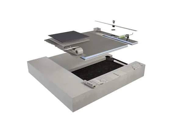 Die neue L&ouml;sung Fundo Flex von wedi feiert auf der Bau 2025 in M&uuml;nchen Premiere.