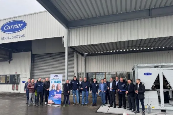 Das Team von Carrier Rental Services bedient die wachsende Nachfrage nach tempor&auml;rer K&auml;lte-, Klima- und Heizungstechnik.