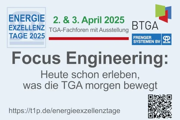 Am 2. und 3. April 2025 finden die von Frenger Systemen veranstalteten EnergieExzellenzTage zum zweiten Mal statt.