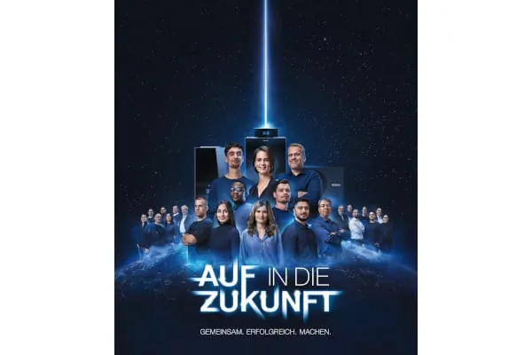 &bdquo;Auf in die Zukunft&ldquo; lautet das Leitmotiv von Buderus auf der ISH 2025.