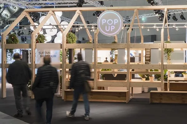 Während Pop up my Bathroom zur ISH 2023 die Themen Sustainability und Tiny Bathroom als trendrelevant vorstellte, wird zur ISH 2025 der Mensch in den Mittelpunkt gestellt.