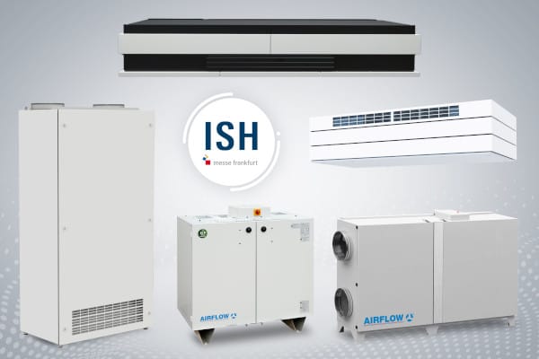 Auf der ISH präsentiert Airflow ausgewählte Highlights aus seinem vielseitigen Portfolio an Lüftungs- und Messgeräten.