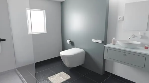 Das neue Dusch-WC Saniwash bietet Komfort und Hygiene – in Kombination mit einer Hebeanlage an nahezu jedem Ort im Haus.