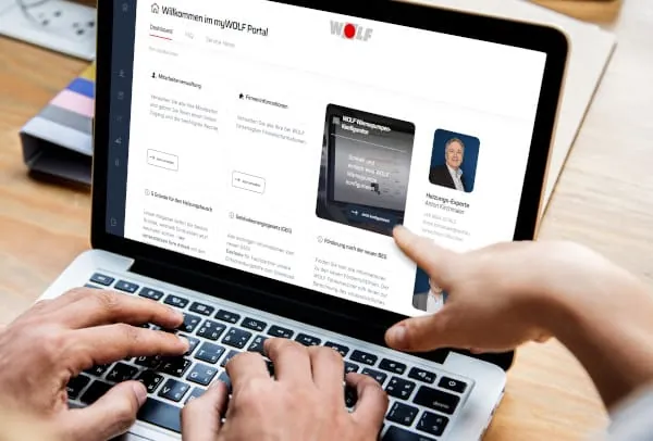 Im myWolf Portal finden Fachpartner wie Installateure, Planer und Anlagenbauer digitale Tools und Services, die sie f&uuml;r ihre t&auml;gliche Arbeit ben&ouml;tigen.