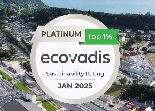 Die Platin-Medaille ist die höchste Auszeichnung, die EcoVadis vergibt, und platziert die Roca Group unter den besten ein Prozent der mehr als 150.000 bewerteten Unternehmen weltweit.