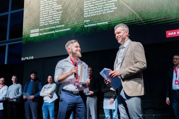 Der Prüfungsbeste, Nico Bümmerstede, war sich sicher, dass er eine gute Prüfung ablegen wird und lag richtig