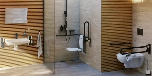 Das Konzept des barrierefreien Bads wird in den bundesweit &uuml;ber 270 bundesweiten Standorten mit Elements-Ausstellungskonzept greifbar gemacht.