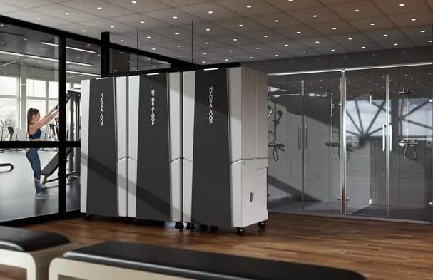 Eine Premiere erleben die G&auml;ste auf dem Messestand der Hansgrohe Group auf der ISH 2025 in der Frankfurter Festhalle: Der Bad- und K&uuml;chenausstatter aus dem Schwarzwald pr&auml;sentiert gemeinsam mit dem Unternehmen Hydraloop eine zukunftsweisende Grauwasserrecyclingl&ouml;sung.