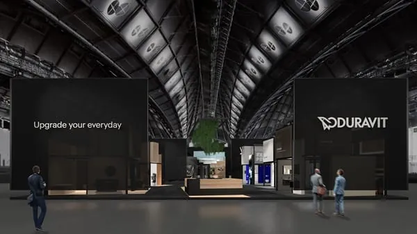 Unter dem Motto 'Upgrade your everyday' erwarten die Besucher des Messestands von Duravit technische Innovationen, ästhetische Highlights und ein Rahmenprogramm.