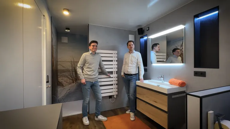 Tobias Koop-Brinkmann und Maximilian Schmale (v. l.) von der Koop-Brinkmann GmbH.