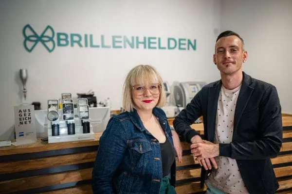  "Der eigene Laden war schon immer unser gro&szlig;es Ziel&ldquo;, Natalie und Franz Rosner, Gr&uuml;nder der Brillenhelden GmbH in Worbis.