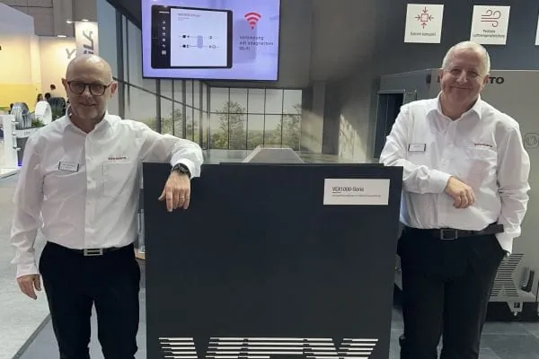 Alexander Walter und Thilo Roth auf der ISH 2025 in Frankfurt.