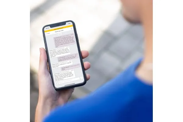 Mit dem vorgangsbezogenen Label Chat sind alle betriebsrelevanten Informationen in der Betriebssoftware geb&uuml;ndelt.