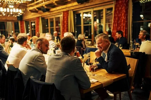 Den Abschluss der Jubil&auml;umsfeier bildete die Abendveranstaltung im Eventstadl Seiseralm