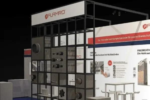 Messestand Flamro auf FeuerTrutz