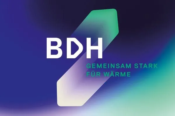 Logo BDH: Stimme der Heizungsbranche ausgezeichnet: BDH erh&auml;lt German Brand Award 2025.