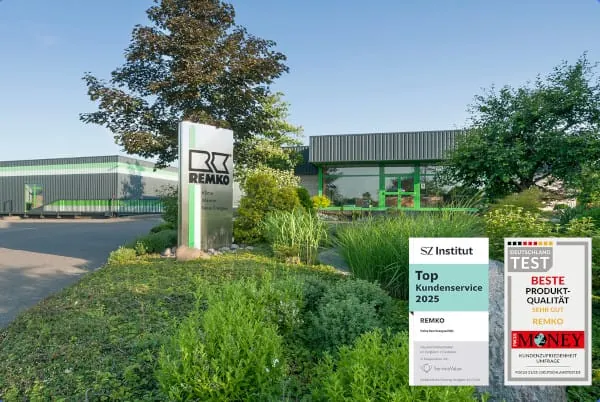Doppelt ausgezeichnet: Im Rahmen der Studie &bdquo;Top Kundenservice 2025&ldquo; wurde Remko mit dem Pr&auml;dikat &bdquo;Hohe Servicequalit&auml;t&ldquo; ausgezeichnet. Zudem konnte Remko in der Verbraucherumfrage &bdquo;Beste Produktqualit&auml;t 2025&ldquo; von Focus Money und Deutschland Test &uuml;berzeugen.