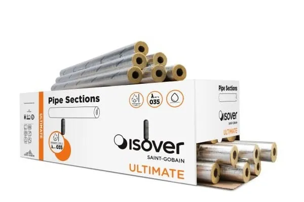 Rohrschalen für Brand-, Wärme- und Feuchteschutz umweltfreundlich verpackt