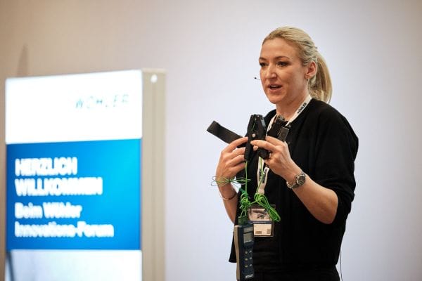 Stefanie Lehmann, Bezirksschornsteinfegerin und Mitglied im Energieausschuss des ZIV, informierte über die Überprüfung von Wärmepumpen.