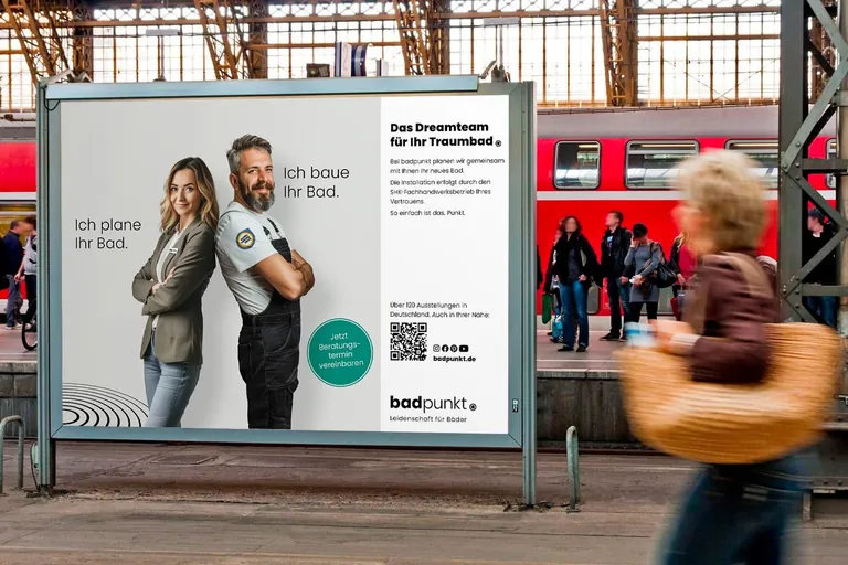 Gemeinsam stark in die Zukunft: Die neue Dreamteam-Kampagne der HBG zeigt Zusammenspiel von Fachhandwerk und Großhandel.