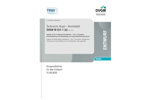Im Mittelpunkt des neuen Entwurfs des DVGW W 551-1 (A) stehen diese drei Ziele: Legionellen vermeiden, Kontaminationen erkennen und erfolgreich sanieren.